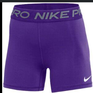 Nike Pro Combat bright purple compression shorts size large